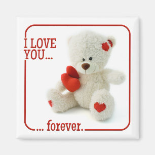 Love Teddy Valentine magnet