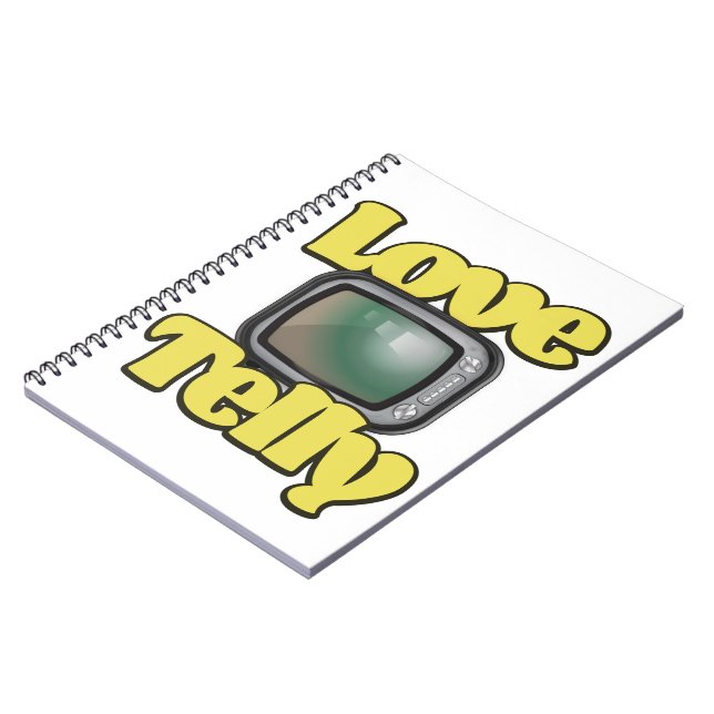 Love Telly Notebook (Left Side)