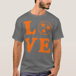 Love Tennessee State Flag Home Family T-Shirt