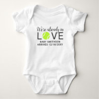 Love Tennis Baby Pregnancy Announcement