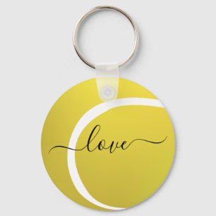 LOVE Tennis ball Key Ring