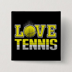 Love Tennis   Button
