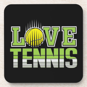 Love Tennis Coaster