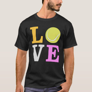 Love Tennis - Colourful version 2 T-Shirt