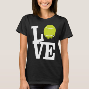 Love Tennis Dad Mum Men Man Woman Women Wife Husba T-Shirt