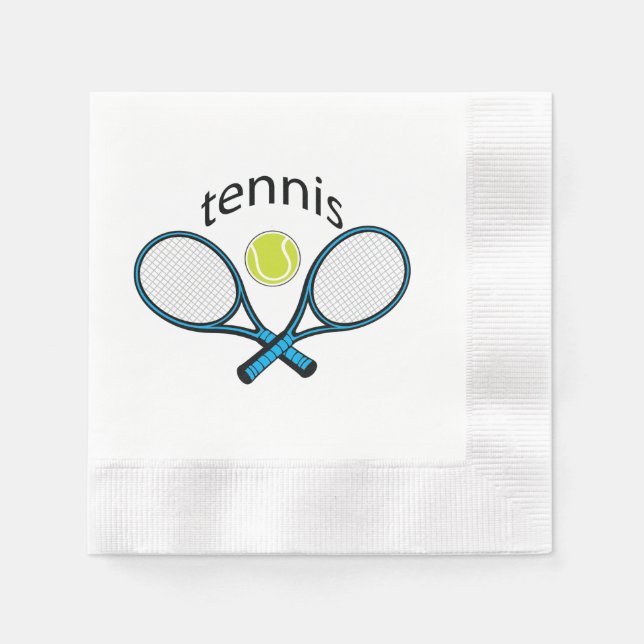 Love tennis napkin (Front)