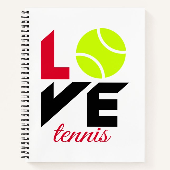 Love tennis notebook (Front)