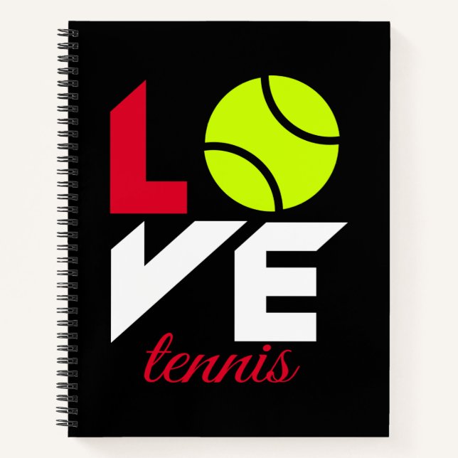 Love tennis notebook (Front)