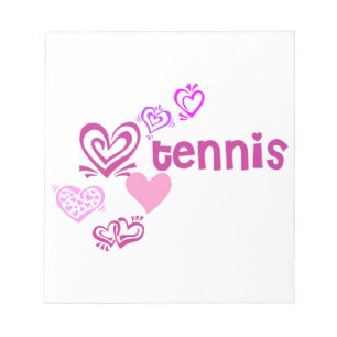 Love Tennis Notepad