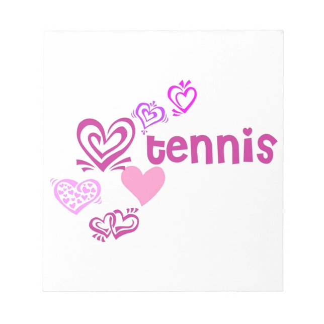 Love Tennis Notepad (Front)