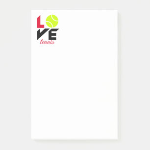 Love tennis post-it notes
