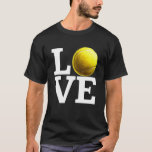 Love Tennis Sports Big Fan Love The Game T-Shirt<br><div class="desc">Love Tennis Sports Big Fan Love The Game</div>