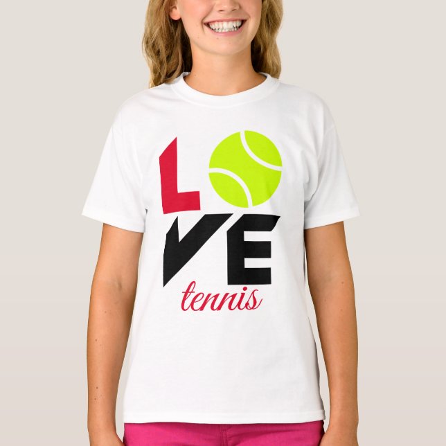 Love tennis T-Shirt (Front)