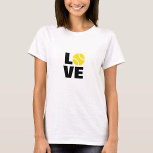 Love tennis t-shirt for men women and kids