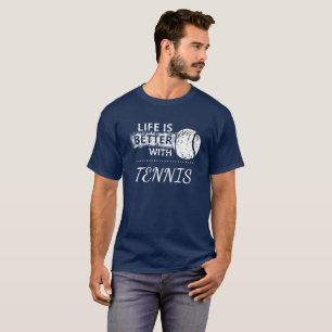 Love Tennis T-shirt with tennis ball