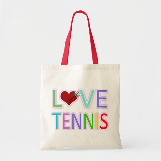 Image of LOVE TENNIS Tote Bag