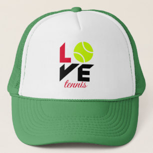Love tennis trucker hat