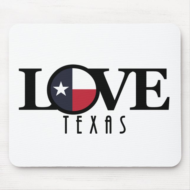 LOVE Texas Mouse Mat (Front)