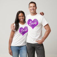 Love Text Heart Shape Pink Network Geometric