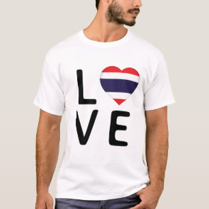 Love - Thailand Flag T-Shirt