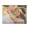 Love & Thanks Boho | Wedding Thank You Postcard