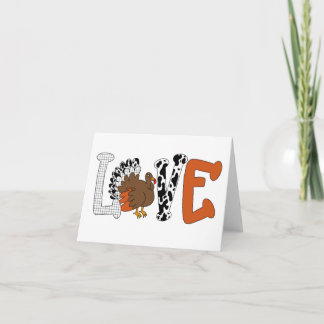 Love Thanksgiving Card