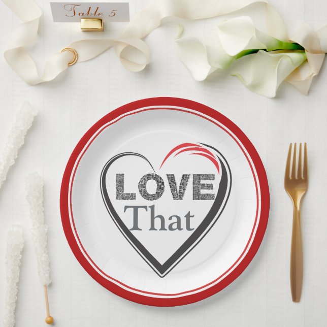 Love That Paper Plate (Wedding)