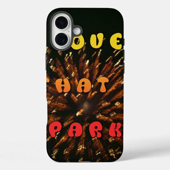 Love That Sparks Abstract Art Design Print Case-Mate iPhone Case (Back)