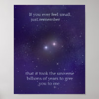 Love that took the Universe Billions of Years