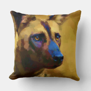 Love the African Wild Dog Art Cushion