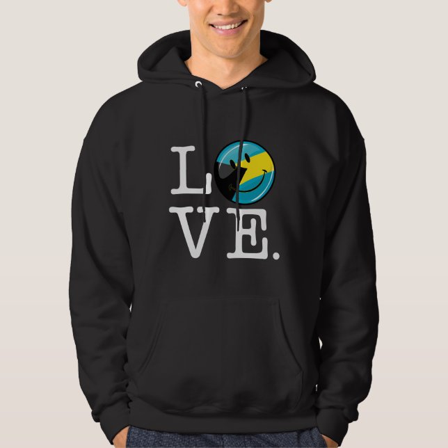 Love the Bahamas Island Pride Hoodie (Front)