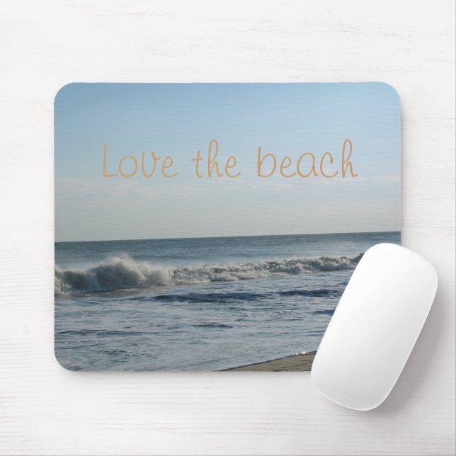 Love the Beach Mousepad (With Mouse)