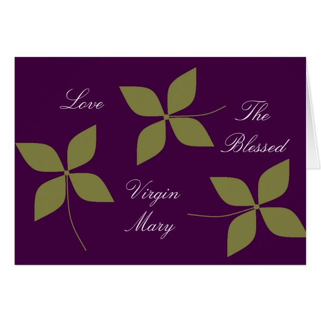 Love The Blessed Virgin Mary (Front Horizontal)
