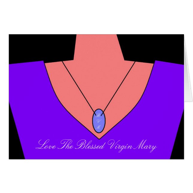 Love The Blessed Virgin Mary (Front Horizontal)