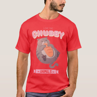 Love the Chubby Animals 15 friends T-Shirt