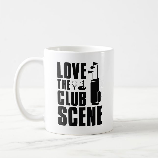Love The Club Scene Coffee Mug (Left)