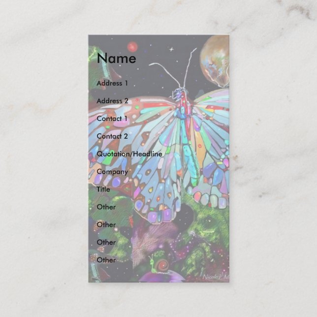 Love the Earth! Business Card (Front)