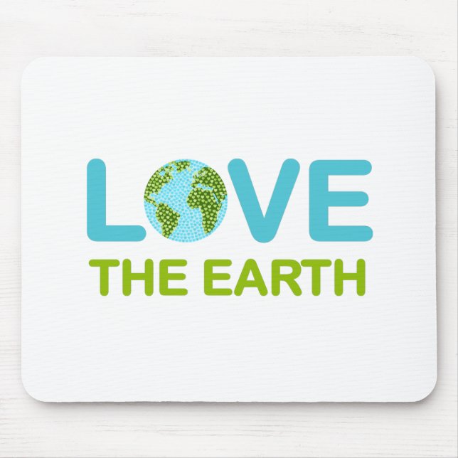 Love the Earth Earth Day Mouse Mat (Front)