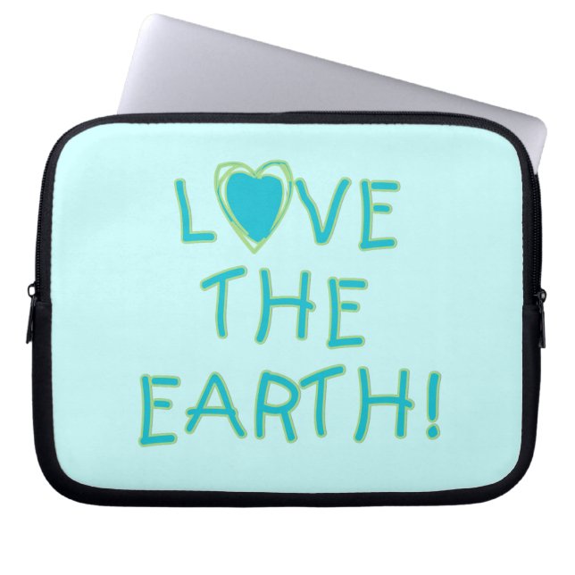 Love the Earth Environmental Laptop Sleeve (Front)
