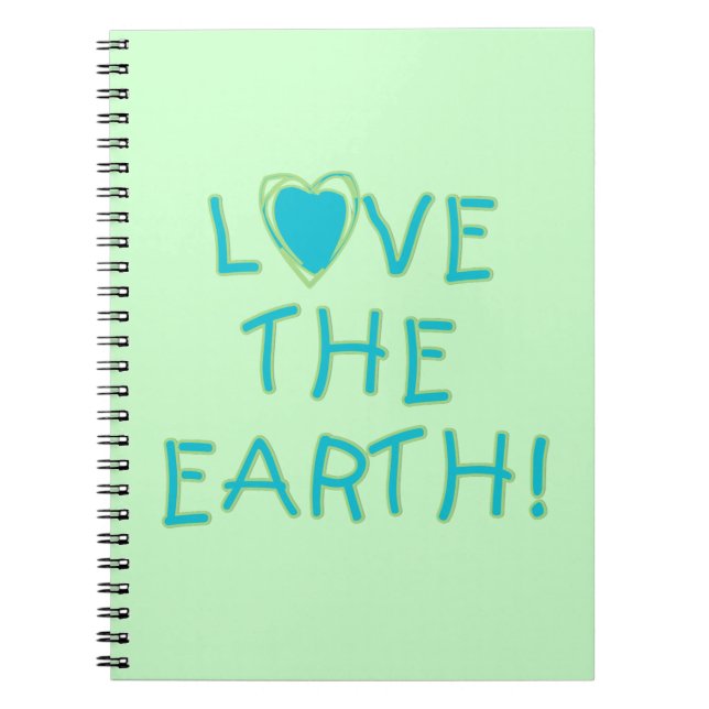 Love the Earth Environmental Notebook (Front)