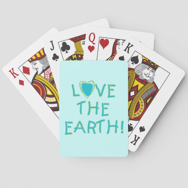 Love the Earth Environmental Playing Cards (Back)