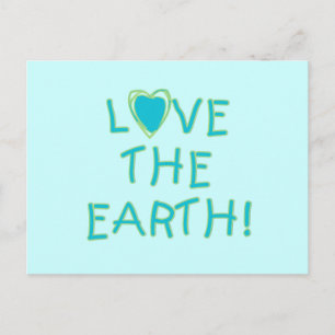 Love the Earth Environmental Postcard
