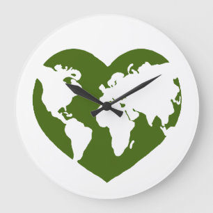 Love the Earth Large Clock