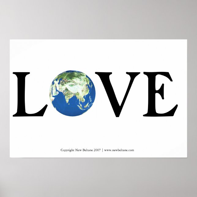 LOVE THE EARTH POSTER (Front)