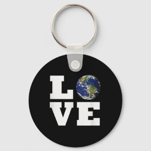Love The Earth _ World Love Environmental Protecti Key Ring