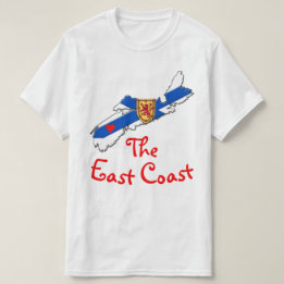 Love The East Coast  Heart Nova Scotia shirt