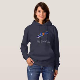 Love The East Coast  Heart Nova Scotia sweater