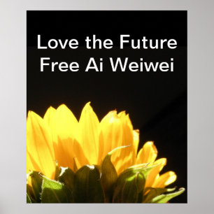 " Love the Future - Free Ai Weiwei " Large Posters