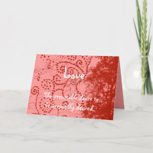 Love- The Irresistable desire to be irresistibly Holiday Card