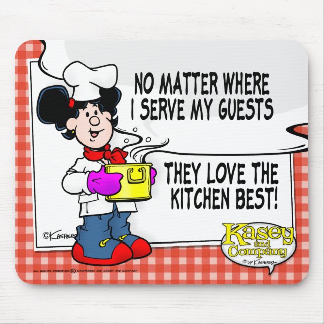 Love The Kitchen Best Mouse Mat (Front)